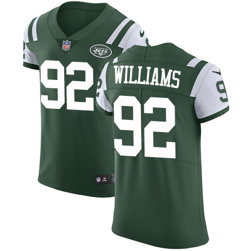 Nike Jets #92 Leonard Williams Green Team Color Men's Stitched NFL Vapor Untouchable Elite Jersey - Click Image to Close